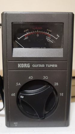 Korg GT-6 tuner with case