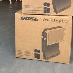 Bose Virtually Invisible 791 Series In Ceiling Speakers Brand New $550 For The Pair Or Fair Offer 