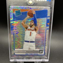 Obi Toppin Silver Prizm Rookie Card