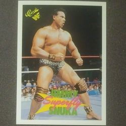 1990 Classic WWF WWE Jimmy Superfly Snuka #114 Error HOF Hall Of Fame Titansports Wrestling Vintage Wrestler Collectible Card Wrestle 