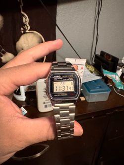 Silver Casio Watch