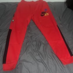 Red Nike Tech Sweats