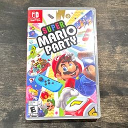 Nintendo switch Super Mario Party video game