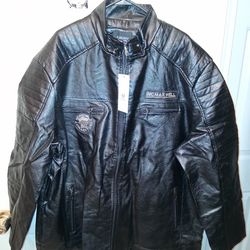 Men's Faux Leather Jacket