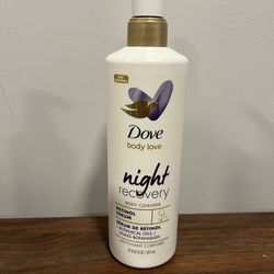 NEW Dove Body Love Night Recovery Body Cleanser