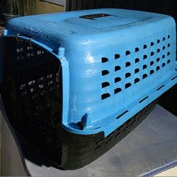 Petmate Compass Fashion Pet, Dog, Cat, Puppy Carrier Kennel Island Blue/Black
