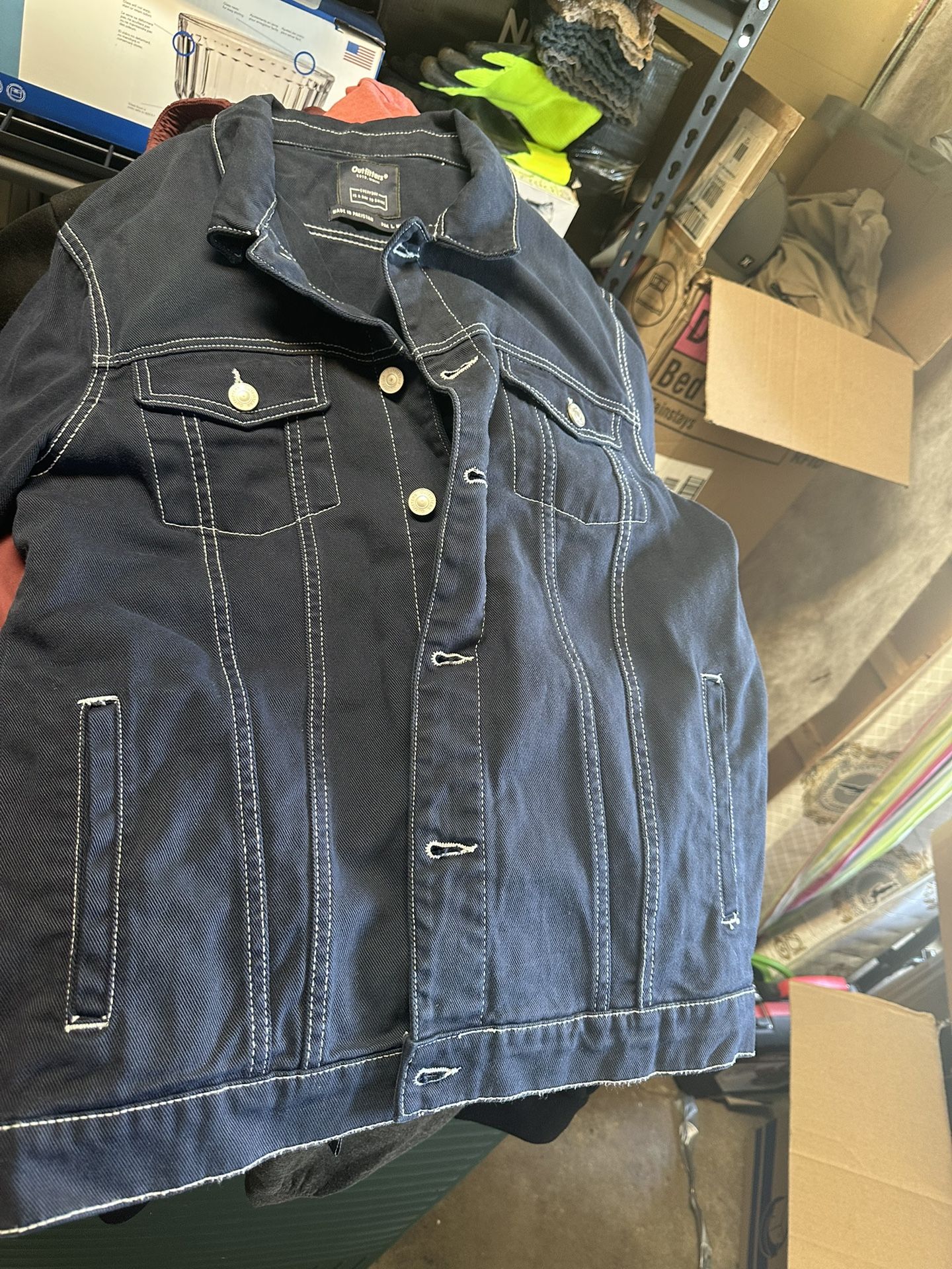 New Denim Jacket Size L