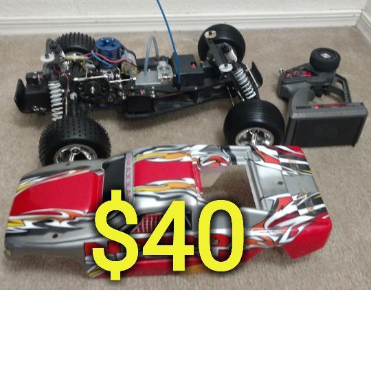Used Traxxas Nitro Sport nitro rc car with controller