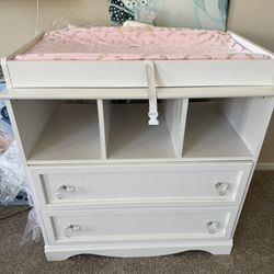 Changing Station For Baby Girl