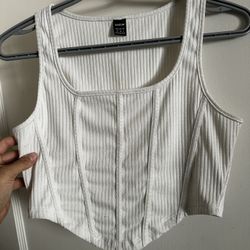 Corset Crop Top. Size Medium 