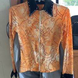 Womens Small Western Show Shirt
