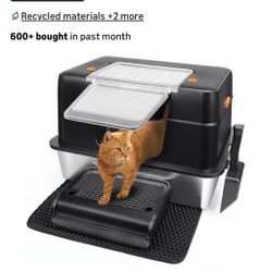 Stainless Steel Litter Box, XL (r6)
