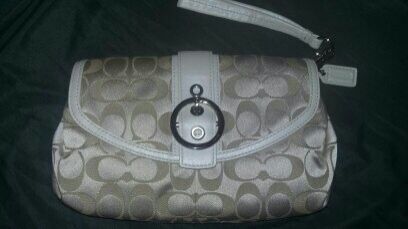 Coach clutch purse