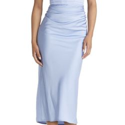 House of Cb Teia Mixed Media Satin Georgette Dress size small for Sale in  Naperville, IL - OfferUp