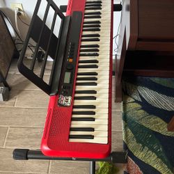 Red Casio Keyboard