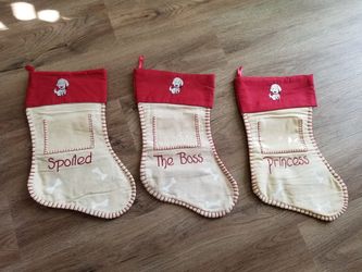 Dog's Christmas stockings