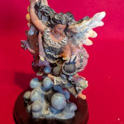 Ashley Belle Native American-inspired angel figurine with a child