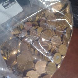 Lots Of 98 Percent Canadian Copper Cents.