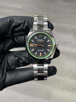 Rolex Milgauss 40MM Green Crystal