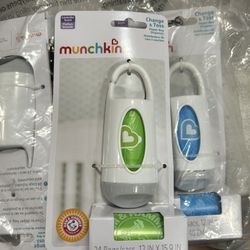Munchkin Diaper Bag Dispenser, 2 Pack, 48 Bags