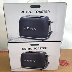 Servappetite NEW Retro toaster blue