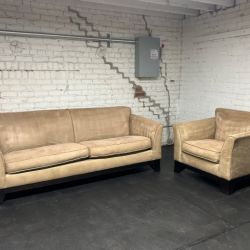 Delivery Available pottery barn sofa set