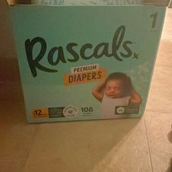 Rascals Brand Diapers Size 1 