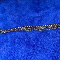 Tri Color Gold Plated 19” Chain