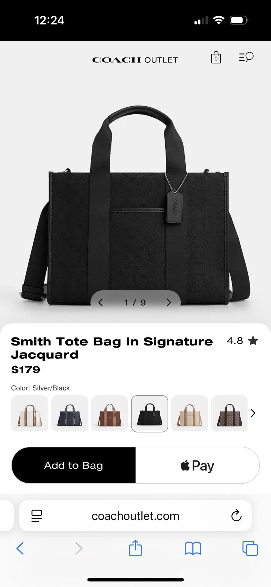 Coach Smith Tote Bag