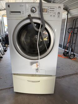 Used Front Load Washer GE/White