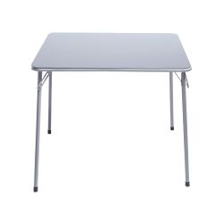 Homy Casa FERN 34" Folding Table for Home and Workspace, Grey