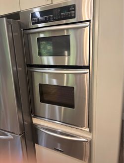 Microwave and oven