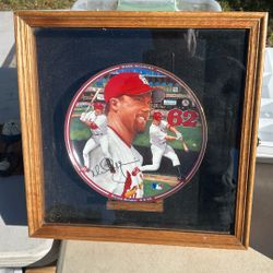 Mark Mc Gwire Collectible Plate