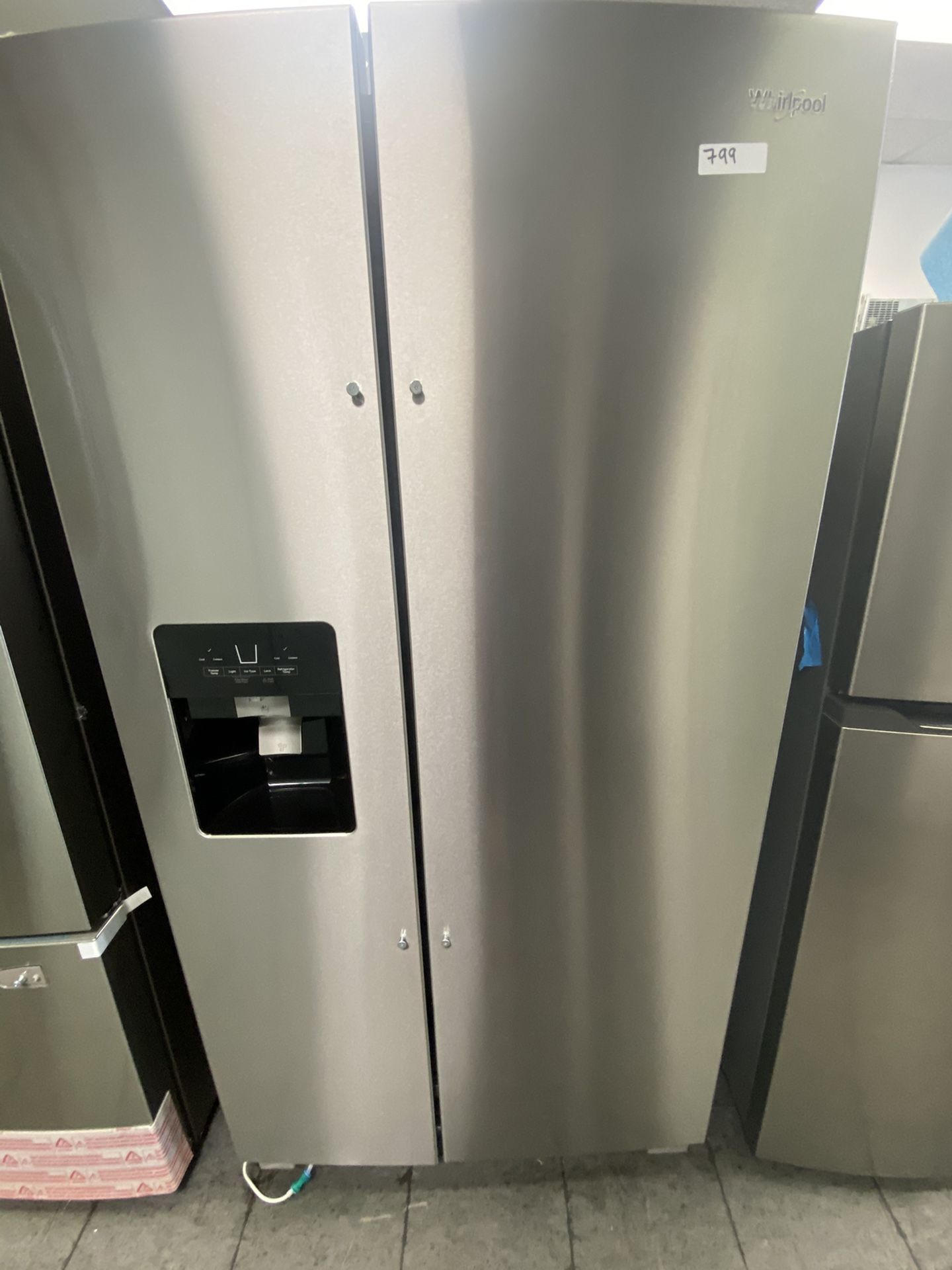 Whirlpool 2 Door Side By Side Stainless Steel Refrigerator