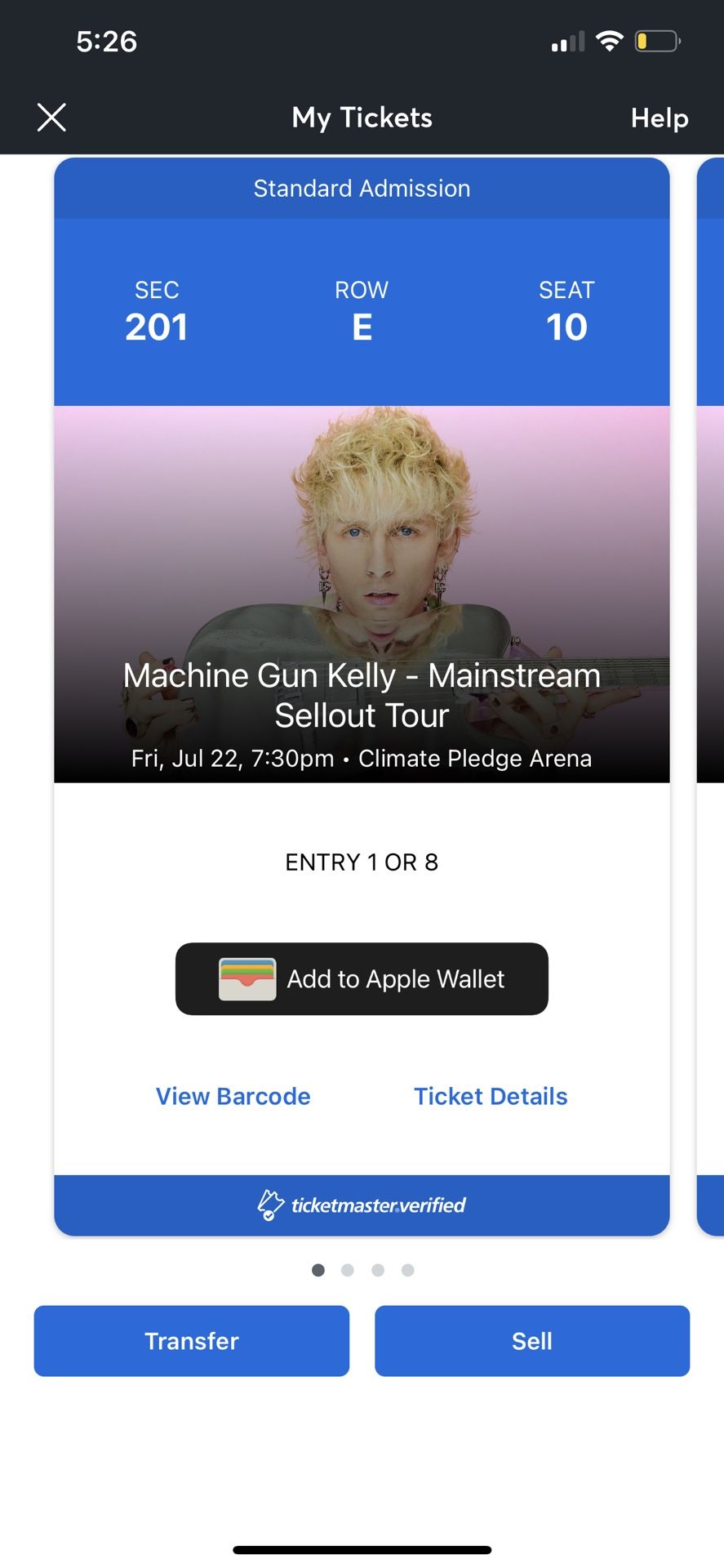 1 Ticket