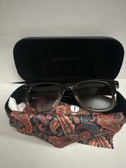Like New KOMONO Allen Paisley Women's Sunglasses black grey ombré