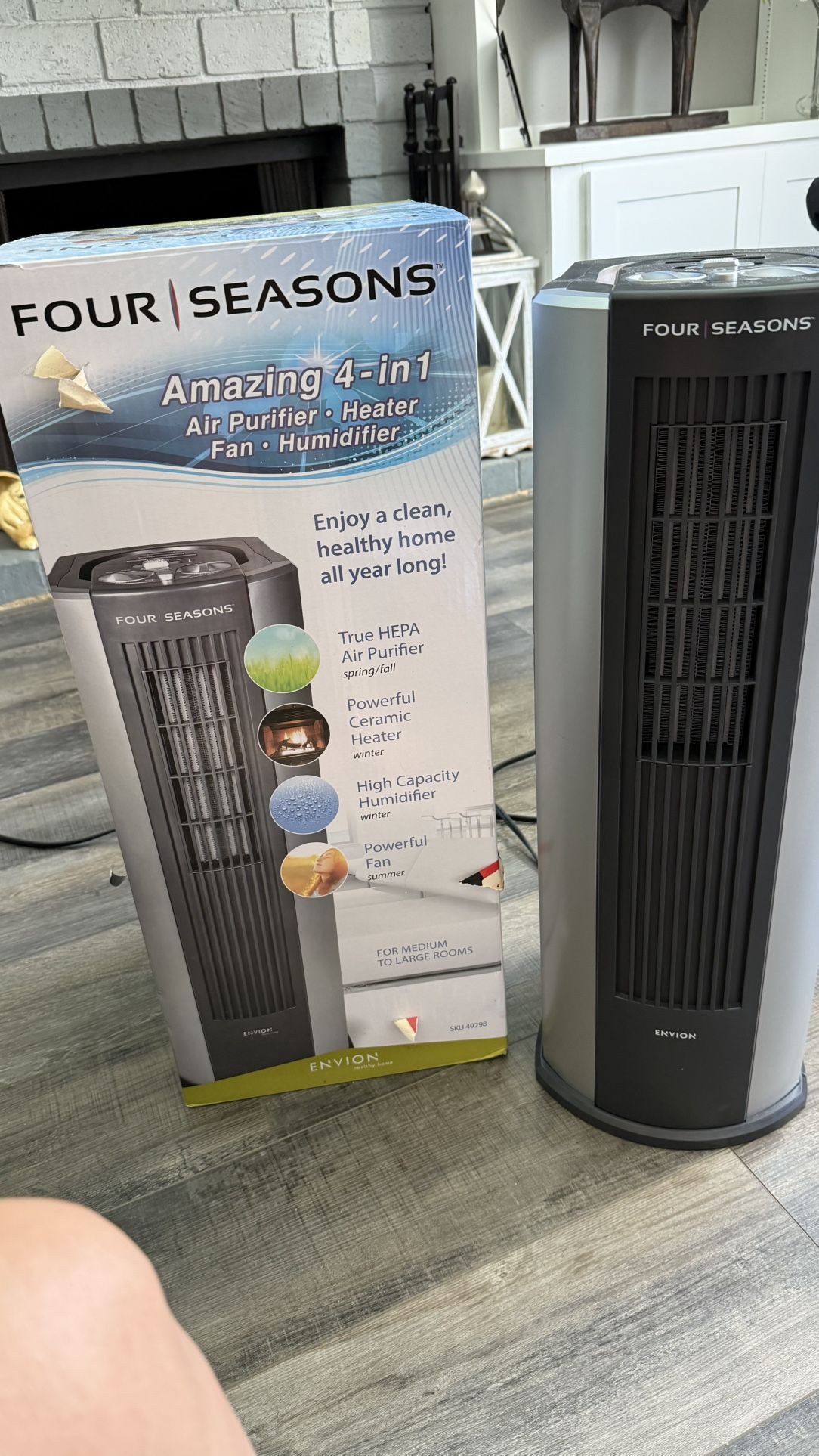 Four Seasons 4-in 1 Air Purifier - Heater - Fan - Humidifier