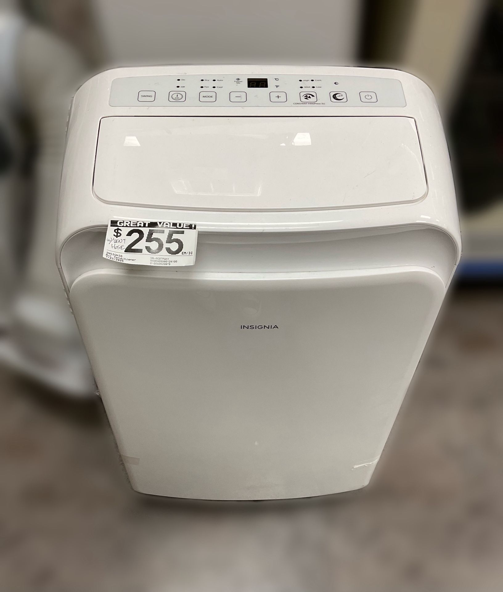 Insignia 7000 BTU Portable AC