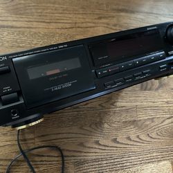 Vintage DENON DRM-740 Stereo 3-Head Cassette Deck Player / Recorder – Tested Partially Working