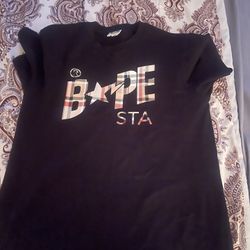 Bape X Burberry Collab Size M 