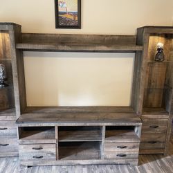 Tv Stand Ashley Furniture Shelves