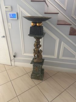 Decorative Figural Pedestal Compote Stand