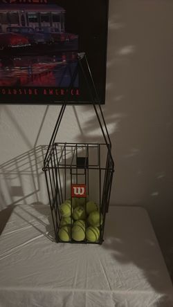 Wilson Tennis Ball Hopper Basket