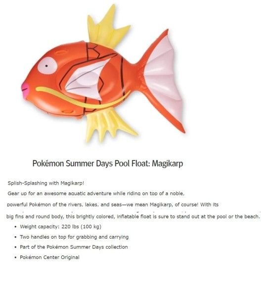 Pokémon Pool Floats