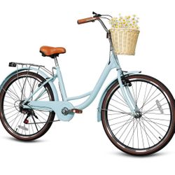 Nirve Light Blue Beach Bike