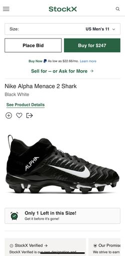Nike Alpha Cleats