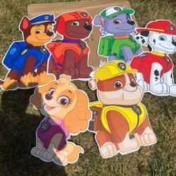 Paw Patrol Yard Card Flair