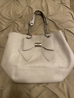 Betsey Johnson Grey Large Purse