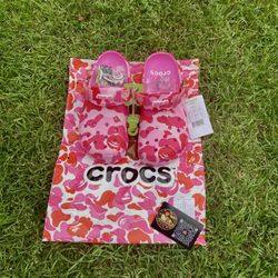 Bape x Crocs Classic Camo Clogs 