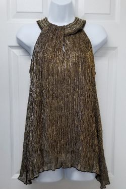 Womens Metallic Tank Top 